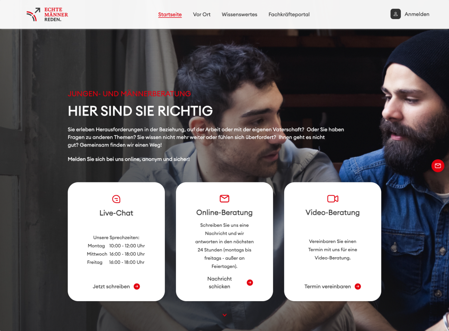 Screenshot echte maenner reden